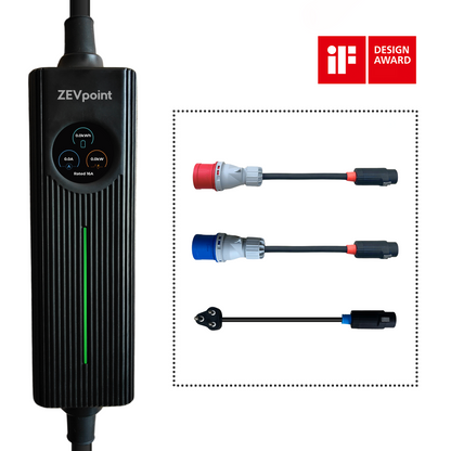 Zevpoint Spyder AIl-in-One EV Charger | Multi-Phase, Multi-Connector